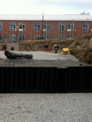 Storm Tank Infiltration, Stow Center School, Stow MA
